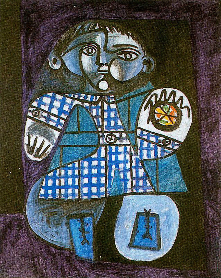 Picasso Claude with a ball 1948